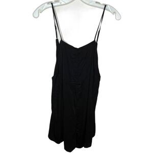 Perfect Vacation Shorts Romper‎ Black